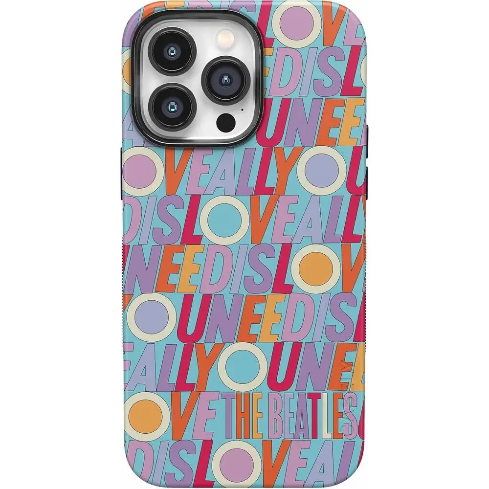 Casely iPhone 14 Pro Case | All You Need is Love | Beatles | MagSafe Compatible